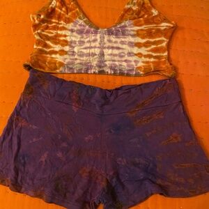 Hand Crafted tie dye festival set